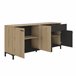 Aparador 4 puertas 1 cajón L180 cm - TRUST Marron