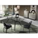 ANGEL CERDA Silla comedor patas acero negro Negro