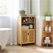 Armario de Baño Bambú kleankin, hogar - baño Marron