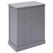 Aparador con 10 cajones madera 113 Gris