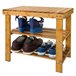 Banco Zapatero de bambú 2 niveles FSR02-K-N SoBuy Natural