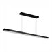 Lámpara colgante LED Skylar (25W) Aluminio Nórdico Negro