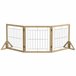 Barrera para Perros Pino, Acero PawHut Madera