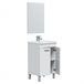 Mueble baño Levis 2 puertas espejo, sin lavabo, Blanco brillo Blanco