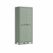 Armario de resina exterior  PLANET outdoor alto 182x80x44cm verde Verde