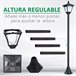 Farol Solar de Jardín Plásico Outsunny Farol Solar de Jardín Plásico Outsunny Negro