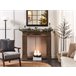 Beliani Repisa de la chimenea NARNIA Marron