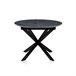 Mesa redonda extensible Onix 140x100 Negro