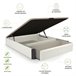 Canapé Luxury Max 3D 150x190 Blanco/ Gris