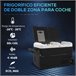 Nevera de Compresor PP, ABS HOMCOM Negro