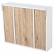 Armario Espejo MDF, Tablero de partículas HOMCOM, hogar - baño 60 Multicolor