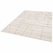 Alfombra diseño cuadros en relieve DIENA - ATTICGO 120x170 Blanco