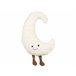 Beliani Cojín decorativo MOONLIGHTER Blanco/ Beige