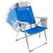 Aktive Pack 2 sillas playa plegables y multiposición asiento alto Azul