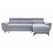 Chaise longue WESLEY reversible 3 plazas gris claro Gris Claro