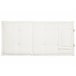 Beliani Cojín de asiento TOSCANA 50x45 Blanco/ Beige