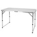 Aktive Mesa plegable camping ajustable en altura y antideslizante Gris