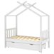 Estructura De Cama Infantil 146x77 Blanco