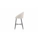 TABURETE ALTO VELVET Blanco