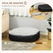 Cama para Perros Tela Oxford, Felpa y Algodón PP PawHut Multicolor