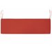 Beliani Cojín de asiento SOVANA 148x45 Rojo