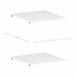 Set DRESSING II de 2 estantes Blanco