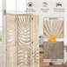 Biombo Madera de Paulownia HOMCOM, hogar - decoración Marron