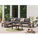 Beliani Conjunto longue PIENZA Negro