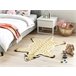 Beliani Alfombra para niños YONA Beige