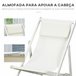 Conjunto de 2 Tumbonas Aluminio, Texteline Outsunny Gris Claro