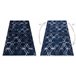 Alfombra lavable MIRO Geométrico enjerado 160x220 Azul Marino