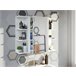 Armario mural efecto madera 40 Blanco Brillo