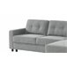 Chaise longue CIAN reversible 3 plazas gris Gris