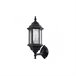 Aplique De Exterior Aluminio Serie Pollux Negro