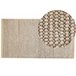 Beliani Alfombra de pelo corto BANOO 80x150 Beige