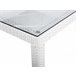 Beliani Mesa de jardín ITALY 100x220 Blanco