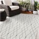 Alfombra de cuerda sisal COLOR Rombos 200x290 Gris