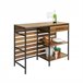Aparador de Comedor con Cajón y 2 Estantes FSB71-PF SoBuy Natural