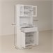 Alacena de Cocina Melamina de Madera, MDF HOMCOM, hogar - cocina Blanco
