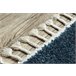 Alfombra BERBER 9000 Franjas Bereber Marroquí Shaggy 200x290 Azul