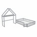 Camas infantiles 154x205 Gris