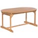 Beliani Conjunto de comedor MAUI Marron