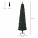 Árbol de Navidad PVC, Metal HOMCOM, hogar - decoración hogareña Árbol de Navidad PVC, Metal HOMCOM, hogar - decoración hogareña Verde