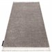 Alfombra BERBER 9000 Franjas Bereber Marroquí Shaggy 200x290 Gris Oscuro