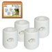 Pack 4 soportes para carpas Aktive Garden Blanco