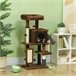 Árbol para Gatos Aglomerado de Madera PawHut Árbol para Gatos Aglomerado de Madera PawHut Marron