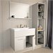 Conjunto de muebles de baño Krildihana 3 piezas [en.casa] 30 Blanco