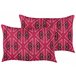 Beliani Cojín de jardín MEZZANO Fucsia