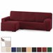 Vipalia Funda de Sofá Elástica Adaptable. Modelo Rustica. Rojo