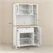 Alacena de Cocina MDF HOMCOM, hogar - cocina Blanco